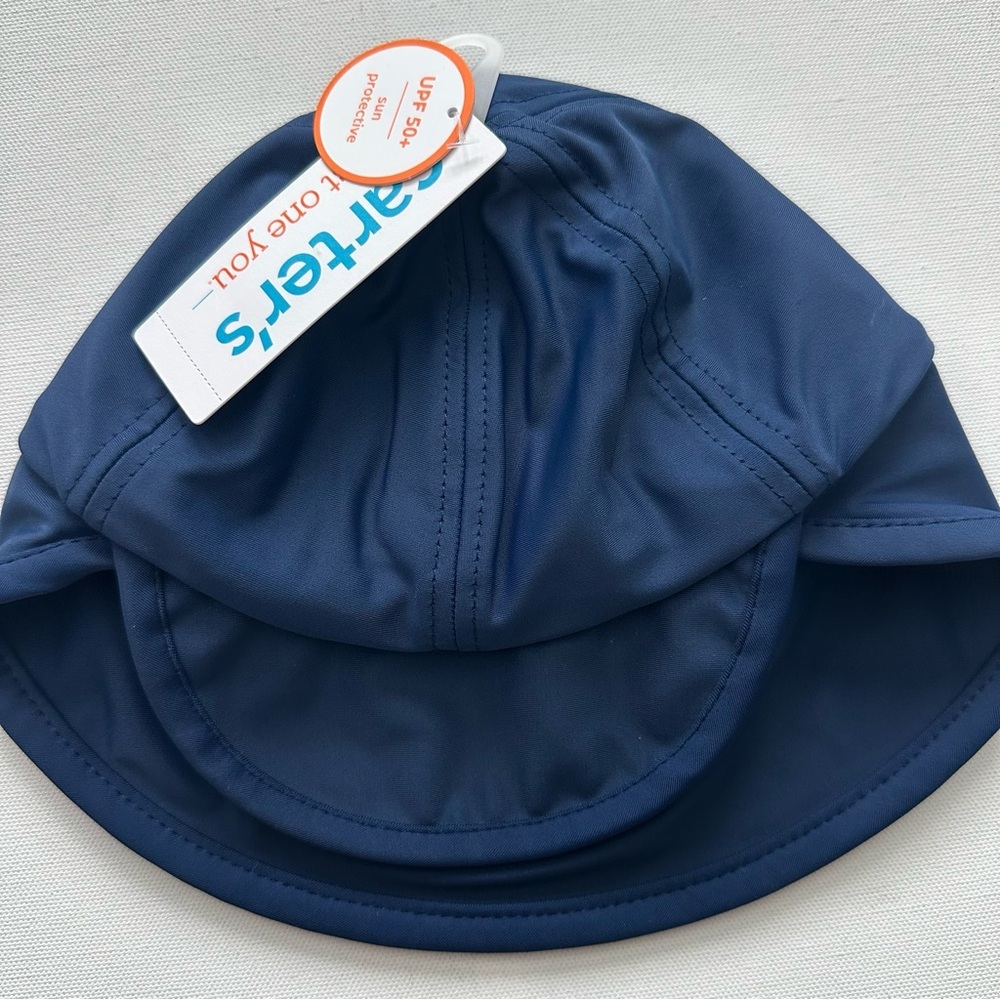 Carter's Baby Solid Sun Hat Size 6-12M - Picture 3 of 11
